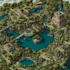 festival map illustration fantasy map 3d isometric