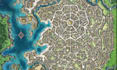 draw vector map llustration, fantasy map design for novel map