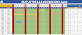 create a professional employee attendance and leave tracker in excel