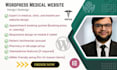 create a medical website, clinic, healthcare or doctor website