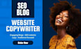 write SEO ai blog posts and ai website content that drives traffic and converts