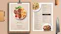design professional creative custom restaurant menu