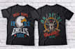 create high quality retro animal t shirt logo design
