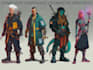 draw dnd characters, cyberpunk, fantasy art