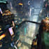 create a cyberpunk futuristic city art