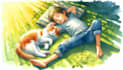 draw children story book illustration and kids picture book