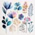 paint watercolor flowers and botanical illustrations