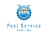 expert pool logo design with unlimited revisions