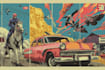 draw a retro vintage comic illustration