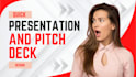 make powerpoint, webinar video presentation, investor pitch deck, elearning