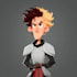 design a 2d cartoon character