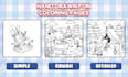 design cute bold and easy coloring pages for KDP