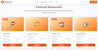 create a website restaurant