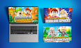 design roblox thumbnail, anime and manga thumbnails