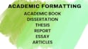thesis formatting dissertation editng apa mla paper research, reports, journal