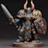 draw warhammer 40k figures with miniature action model