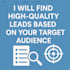find high quality leads based on your target audience