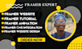 customize your framer template, fix layout issues, and edit content