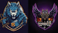 design high quality animal mascot werewolf logo