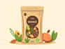 do organic product packaging design, pouch bag design