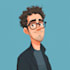 create illustration vector graphic cartoon character