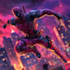 drawing custom superhero character in action
