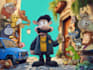 draw amazing cartoon character and scene