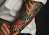 desing a tattoo in japanese style