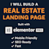 build a real estate landing page on wordpress