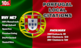 built high quality portugal local citations for your business