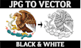 convert image to vector, redraw logo, vector tracing professionally
