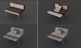 design your 3d furniture models sofas, chairs, coffee tables cabinet and render