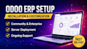 do odoo setup, odoo installation and odoo configuration