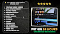 do professional video editing for all platforms in 24 hours