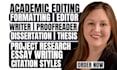 edit proofread format your thesis dissertation article research proposal report