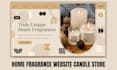 build home fragrance shopify store scented candle website handmade website