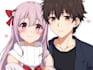 draw you anime couple art portrait