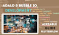 develop adalo bubble io mvp buildfire glide app adalo web app saas mobile app
