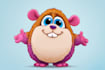 draw an eyecatchy mascot, animal cartoon character