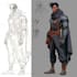 create scifi, fantasy, superhero character design