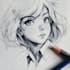 draw an anime manga illustration