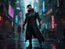 design cyberpunk and fantasy character splash art