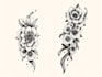 create a tattoo design for leg sleeve
