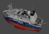 rewrap yacht,boat,ferry,3d warship model,industrial rhino mod, submarine tugboat