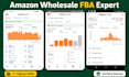 do amazon fba wholesale product research ,hunting  and brand approval