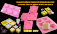 make custom silicone mold for soap candle epoxy resin jewelry mold