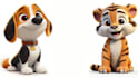 create 3d cute characters, 3d toys, 3d mascot, 3d animals in pixar style