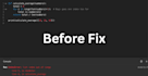 fix bugs and errors in your python code