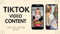 create a tiktok social media ugc video
