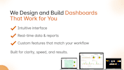 design and build a custom admin dashboard